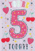 Picture of 5 TODAY BIRTHDAY CARD